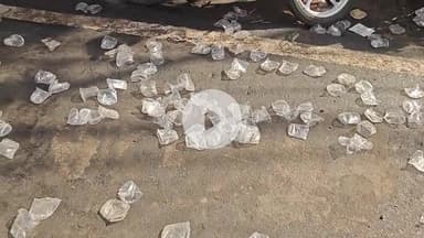 झांसी: प्लास्टिक हटाओ पर्यावरण बचाओ अभियान की पोल खोलते दिखे इलाइट चौराहे पर फैले प्रतिबंधित डिस्पोजल #jansamasya