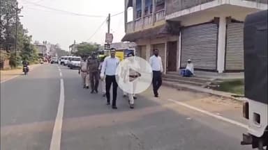 सेन्हा: सेन्हा और सारेंगहातू में फ्लैग मार्च, प्रशासन ने दिया अमन का संदेश, शांति से बकरीद मनाने की अपील