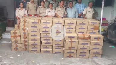 हुज़ूर: भोपाल: छोला मंदिर थाना क्षेत्र में आबकारी विभाग की बड़ी कार्रवाई, एक मकान से अवैध शराब का जखीरा पकड़ा