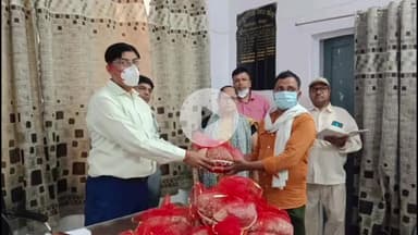 मछलीशहर: सामुदायिक स्वास्थ्य मछलीशहर पर पोषण पोटली का वितरण किया गया