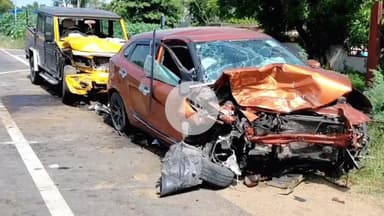 வந்தவாசி: ஆராசூர் பகுதியில் மாம்பட்டு சாலையில் அடுத்தடுத்து விபத்துகளில் மூதாட்டி ஒருவர் பலி 9 பேர் படுகாயம்