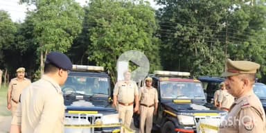 बागपत: एसपी सूरज कुमार ने परेड की सलामी लेकर पुलिस लाइन का किया निरीक्षण