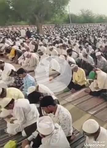 जालौर: जालौर में मुस्लिम समुदाय के लोगों ने उत्साह से मनाया ईद उल अजहा का पर्व, देश में अमन चैन की मांगी दुआ