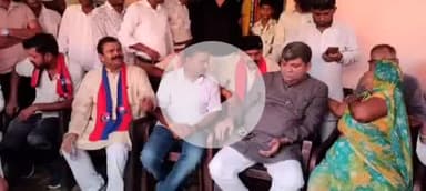 बिल्हौर: खासपुर गांव पहुंचे यूपी कैबिनेट मंत्री आशीष पटेल ने जनता से की मुलाकात