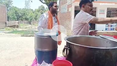 बीसलपुर।अखिल भारतीय ब्राह्मण एकता परिषद राष्ट्रीय गौरक्षक दल के कार्यकर्ताओं ने पिलाया शर्बत ।