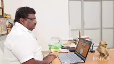 அரியலூர்: தமிழக முதல்வருடன் காணொளி காட்சி வாயிலாக நடைபெற்ற ஆலோசனைக் கூட்டம்- அமைச்சர், ஜெயங்கொண்டம் எம்எல்ஏ பங்கேற்பு