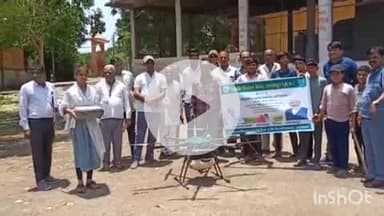 शाजापुर: विकसित कृषि संकल्प अभियान के तहत पनवाड़ी, सुनेरा, अभयपुर गांवों में ड्रोन तकनीक का प्रदर्शन