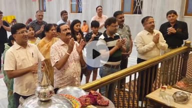 कांके: अग्रसेन पथ स्थित श्री श्याम मंदिर में श्री श्याम प्रभु को चांदन द्वादशी पर भोग अर्पित किया गया