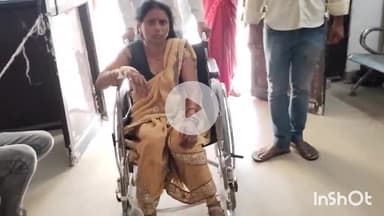 सासाराम: कर बाइक की टक्कर में एक महिला और एक लड़का हुए जख्मी