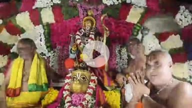 కనిగిరి: పామూరులో అంగరంగ వైభవంగా శ్రీ మదన వేణుగోపాల స్వామి బ్రహ్మోత్సవాలు, హనుమంత వాహనంపై ఊరేగిన స్వామి