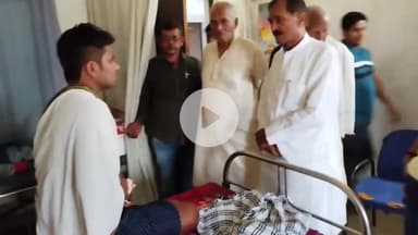 नबीनगर: बनारस में पूर्व सांसद सह पूर्व विधायक वीरेंद्र कुमार सिंह ने घायल से मुलाकात कर जल्द स्वास्थ्य होने की कामना की