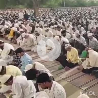 आहोर: उपखंड मुख्यालय आहोर में ईद का पर्व हर्षोल्लास के साथ मनाया गया