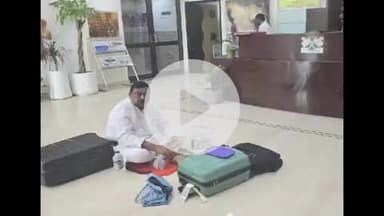 पांकी: दिल्ली के झारखंड भवन में कमरा नहीं मिलने पर पांकी विधायक धरने पर बैठे