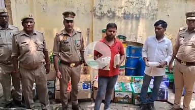 बिल्हौर: बिल्हौर में कैस्ट्रॉल के नाम पर नकली मोबिल ऑयल बनाने वाले दो आरोपियों को गिरफ्तार, 400 लीटर नकली ऑयल बरामद