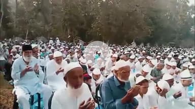 बलियापुर: बलियापुर में मुस्लिम समुदाय ने ईद उल अजहा की नमाज अदा की, देश में अमन चैन की दुआ मांगी