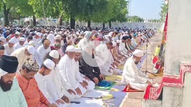 दमोह: दमोह में धूमधाम से मनाया गया बक़रीद का पर्व, मुस्लिम समाज ने नमाज़ अदा कर मांगी अमन-चैन की दुआ