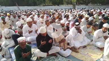 मिर्ज़ापुर: बड़ी ईदगाह इमामबाड़ा में कड़ी सुरक्षा के बीच अदा की गई ईद उल अजहा बकरीद की नमाज, एसपी समेत अन्य अधिकारी रहे मौजूद