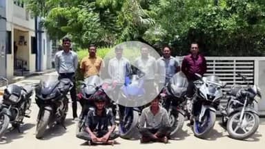 અમદાવાદ શહેર: શહેરની ઝોન-1 LCBએ નવરંગપુરામાંથી બાઇક ચોર ઝડપ્યા