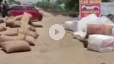 झांसी: झांसी कानपुर बाईपास पर बसों से जीएसटी चोरी के शक में उतारा गया सामान, कागजात दिखाने के बाद विभाग ने छोड़ा