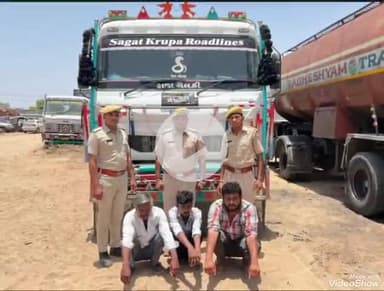 जालौर: जालौर पुलिस ने 30 टन अवैध बजरी से भरे डंपर को किया ज़ब्त, तीन आरोपी गिरफ्तार