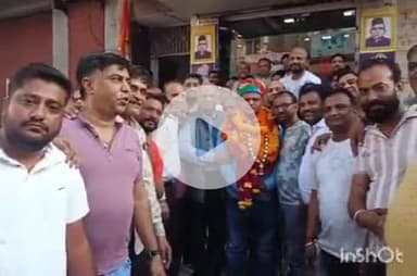 रानी: रानी में कांग्रेस मनोनीत नगर अध्यक्ष धमेन्द्र जैन के स्वागत में उमड़ा व्यापारियों का जन समूह, विकास कार्य पर देंगे जोर