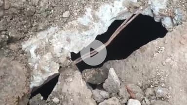 टीकमगढ़: नंदीश्वर कॉलोनी में सीवेज निर्माण भ्रष्टाचार की भेंट चढ़ा, रहवासियों का आरोप- ठेकेदार झाड़ रहे पल्ला