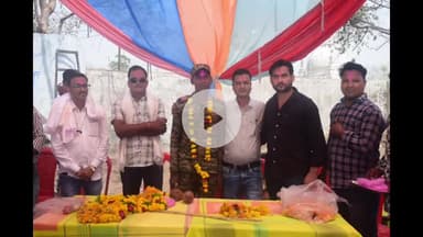 दमोह: ट्रेनिंग के बाद पहली बार गांव पहुंचे गोलापटी के युवा अग्निवीर सुनील सिंह का भव्य स्वागत