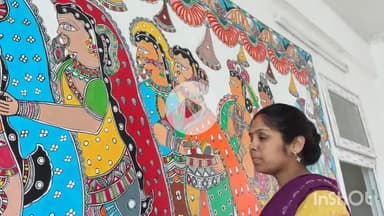 कहरा: अमृत भारत स्टेशन की दीवारों पर 17 कलाकारों द्वारा मिथिला पेंटिंग