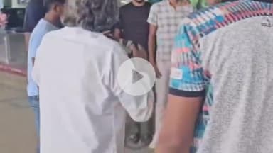 कांके: रांची एयरपोर्ट पर वॉलीबॉल फेडरेशन ऑफ इंडिया के चुनाव में शेखर बोस और उत्तम राज का स्वागत किया गया