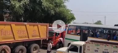 बदायूं: बदायूं के उझानी मंडी समिति पर मंडी में आने वाले वाहनों से लगा जाम #jansamasya