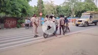 बेतिया: बेतिया में चलाया गया वाहन जांच अभियान, 1 लाख 5 हजार रुपए वसूला गया जुर्माना