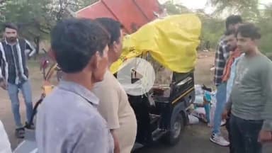 सारंगपुर: पाडल्या रोड पर रेत से भरे ट्रैक्टर और ऑटो की टक्कर, 6 घायल, एक शाजापुर रेफर, पुलिस ने मामला दर्ज किया