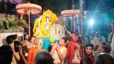 रामगंजमण्डी: चेचट में भगवान वेंकटेश्वर का नगर भ्रमण कराया गया, भक्तों ने जगह-जगह की पूजा-अर्चना