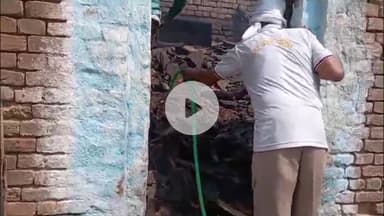 गरौठा: ग्राम पंचायत भदरवारा खुर्द में अज्ञात कारणों से कच्चे मकान में लगी आग, सामान जलकर हुआ राख