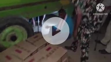 बक्सर: बिश्रामपुर में मिट्टी काटने वाली मशीन से 276.40 लीटर शराब, ट्रैक्टर व मशीन जब्त