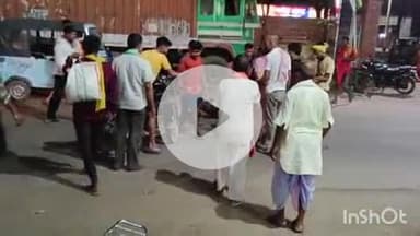 मनेर: मनेर थाना के पास दो बाइकों की टक्कर में एक युवक घायल