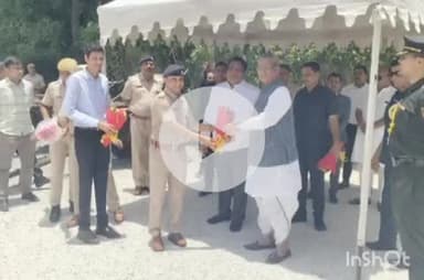 देसूरी: सादड़ी के राणकपुर में सिक्किम के राज्यपाल का स्वागत, पुलिस ने दिया गार्ड ऑफ ऑनर, पैतृक गांव बेडल जाएंगे