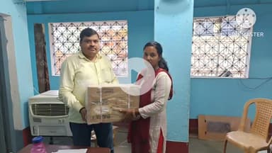 हिसुआ: धमौल ने सैमसंग मोबाइल डिस्ट्रीब्यूटर की नेक पहल, गरीब परिवार की तीन महिलाओं को स्वाबलंबी बनाने के लिए दी सिलाई मशीन