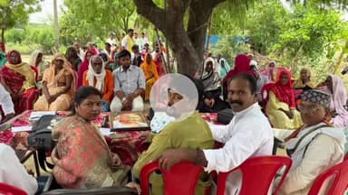 मछलीशहर: नाडार गरियाव में कांग्रेस ने 'संविधान बचाओ संकल्प सभा' का आयोजन किया