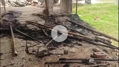 हसनपुर: हसनपुर कोतवाली क्षेत्र के गांव शाहपुर कला में रंजिश के चलते रुई में लगाई आग, हजारों का हुआ नुकसान