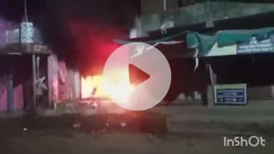 श्योपुर: ढोढर में इलेक्ट्रॉनिक शोरूम के गोदाम में शॉर्ट सर्किट से लगी आग, ₹6 लाख का सामान जला