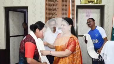 देेेवरिया: भूटान की राष्ट्रीय तीरंदाजी टीम के खिलाड़ियों का डीएम ने कलेक्ट्रेट पर स्वागत किया