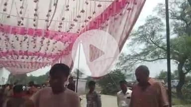 बलरामपुर जनपद में ललिया मोहनदास बाबा मंदिर पर बड़े मंगल पर पवन पुत्र हनुमान का विधि विधान से पूजन अर्चन कर पूर्व विधायक