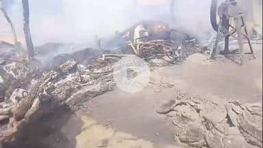 हसनपुर: आदमपुर के गांव मलकपुर में तेज हवा से कई घरों में लगी आग, लाखों का हुआ नुकसान