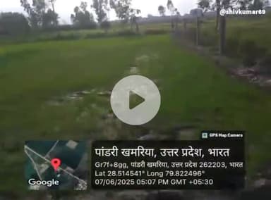 गौशाला की जमीन पर अवैध कब्जा, ग्रामीणों ने वीडियो सोशल मीडिया पर किया वायरल बरखेड़ा के गांव पड़री खमरिया का मामला।