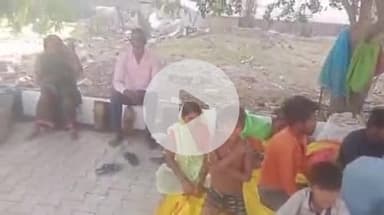 बारां: मजदूरी का भुगतान नहीं मिलने से परेशान सतना के मजदूरों ने मिनी सचिवालय के सामने दिया धरना