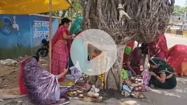 खालवा: खालवा में महिलाओं द्वारा बट सावित्री व्रत का आयोजन किया गया