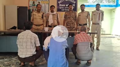 रौन: माननीय न्यायालय से फरार तीन आरोपी लहार पुलिस द्वारा गिरफ्तार