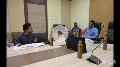 धार: ई-गवर्नेंस सोसाइटी धार में जिला स्तरीय आधार निगरानी व दूरसंचार समिति की बैठक संपन्न