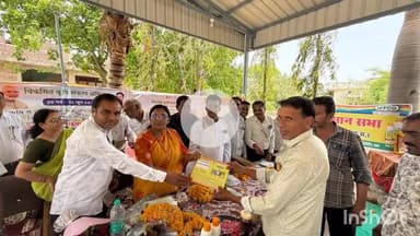 धार: ग्राम सिलौटियकेंद्रीया में राज्य मंत्री ने कृषि संकल्प अभियान में भाग लिया